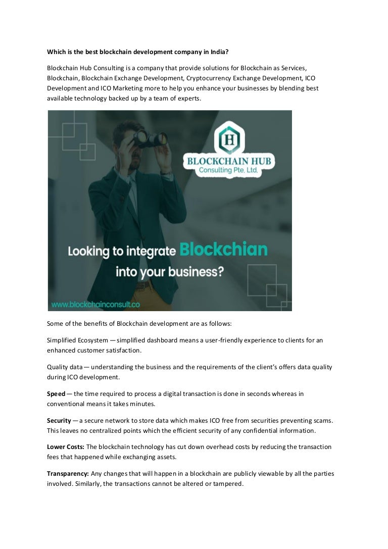 As a means of developing consulting business As a means of developing consulting business